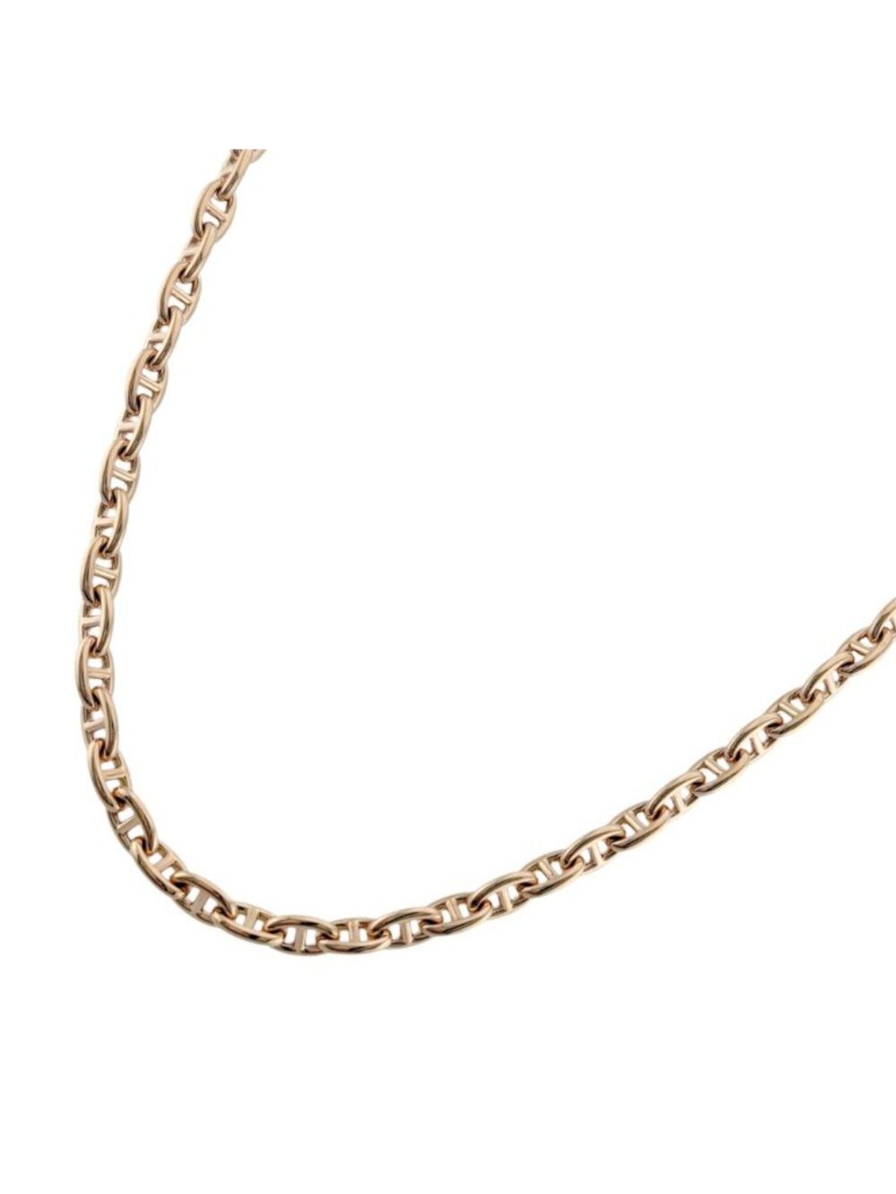 Hermes Chaine D'ancre Necklace 18k Pink Gold